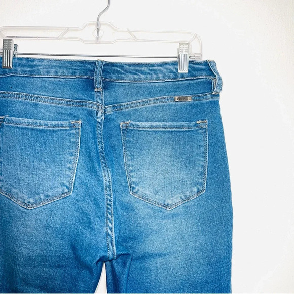 KanCan Light Wash High Rise Destructed Frayed Hem Ankle Skinny Jeans 28 Women’s - Picture 8 of 14